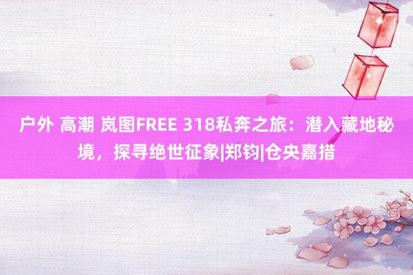 户外 高潮 岚图FREE 318私奔之旅：潜入藏地秘境，探寻绝世征象|郑钧|仓央嘉措